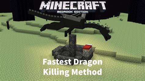 how to kill the ender dragon with beds in minecraft bedrock beginners guide youtube