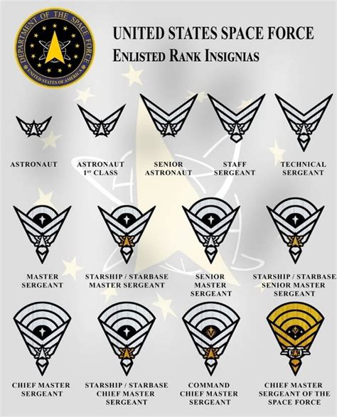 The True Space Force Enlisted Ranks 2022 Rafrotc