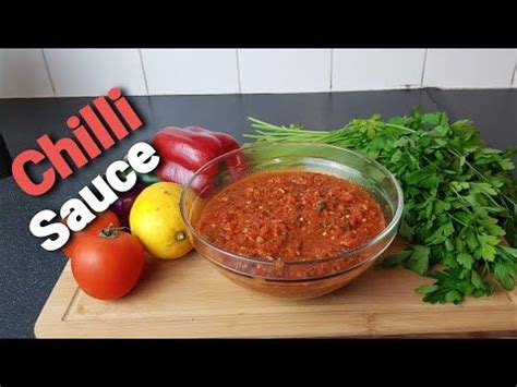 Turkish Chilli Sauce Ezme Salad Under 5 Min YouTube Chilli