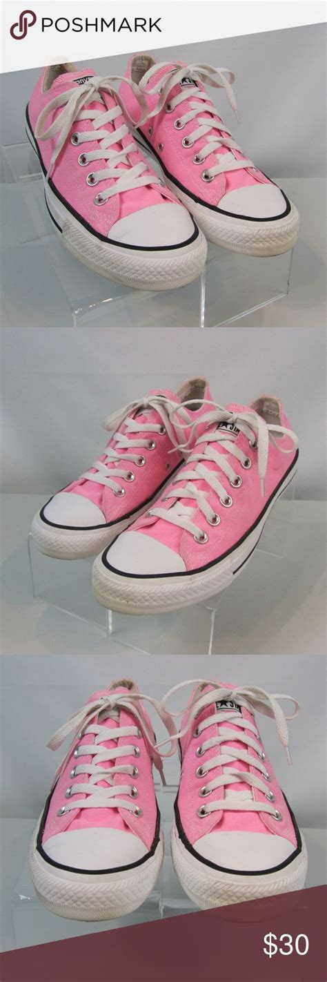 Converse All Star Low Top Pink Sneakers Women Sz 8 Womens Sneakers