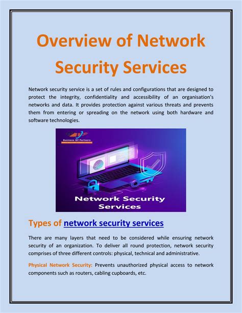 Overview Of Network Security Services By Businessictpartner Issuu