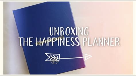 Unboxing The Happiness Planner First Impression Youtube
