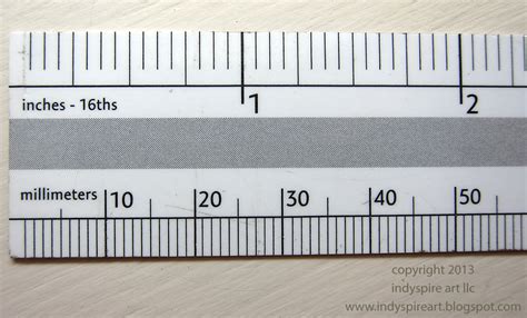 How long is 2mm on a ruler. indyspire art: Marking on Copper Sheet
