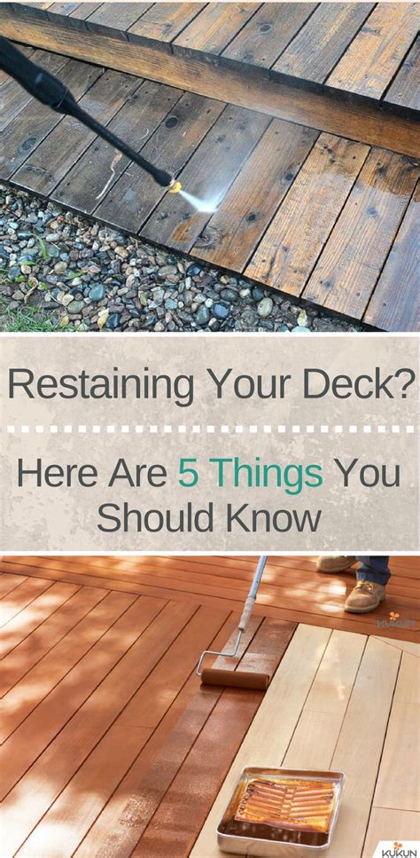 Staining Your Deck You Must Know These 5 Things Diy Deck Patio