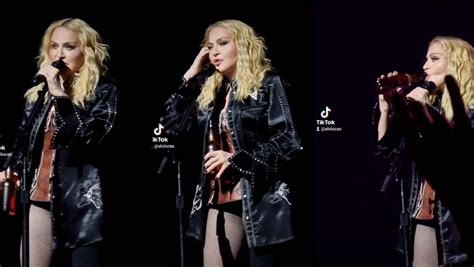 Madonna Shows Off Her Youthful Looks As She Poses In Leather Corset At