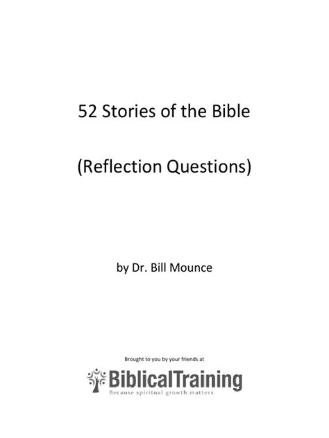 Reflection Questions Pdf Book Of Exodus Genesis Creation Narrative