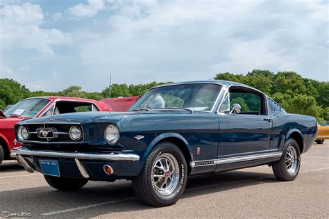 Free Photo 1965 Ford Mustang Gt Fastback 1965 Blue Car Free