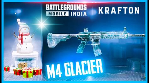 Trying For Free M4 Glacier In Bgmi 😥 Youtube