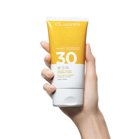 clarins sun care body cream spf 30 150 ml fredrik and louisa