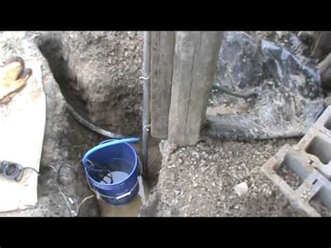 How to thaw a frozen septic line using your garden hose. how to defrost a underground water pipe - YouTube
