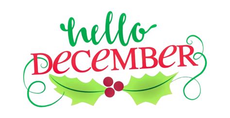 Hello December Transparent Png All