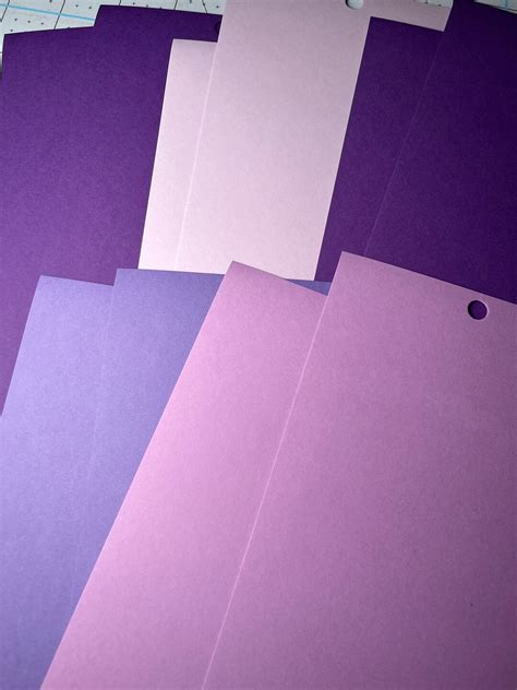 Purple Cardstock Purple Paper 65 45x65 10 Sheets Etsy