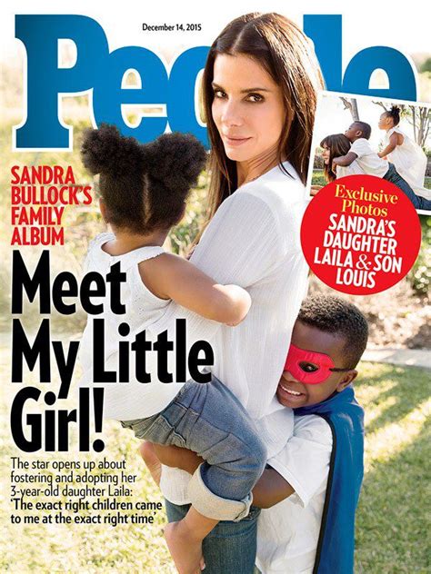 Sandra Bullock Adopts Daughter Laila People Exclusive Cover