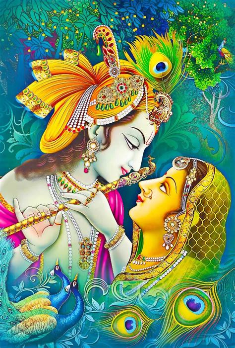 Shop Radha Krishna 03 (PRT_1713) - Canvas Art Print - 28in ...