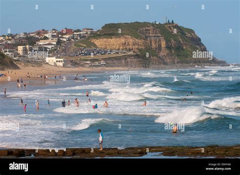 The Waves Role In On Bar Beach Merewether Newcastle New South Wales