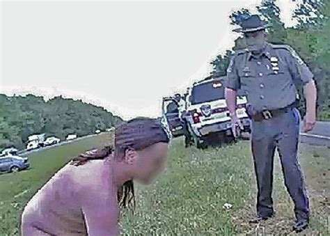CTs Highest Ranking State Cop Helps Naked Man On I