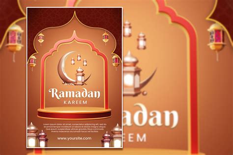Modern Ramadan Kareem Flyer Template Graphic By Tebha Workspace