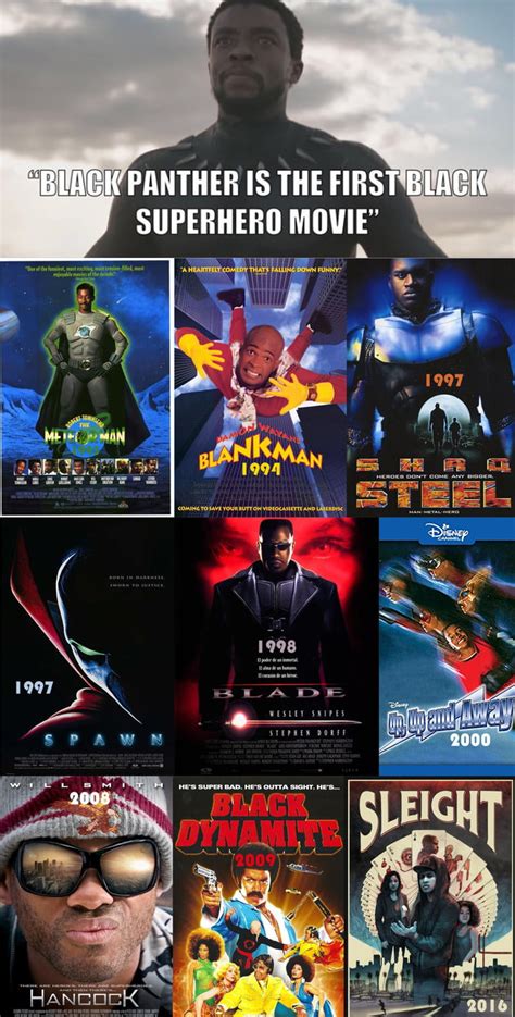 Black Panther Is The First Black Superhero Movie 9gag