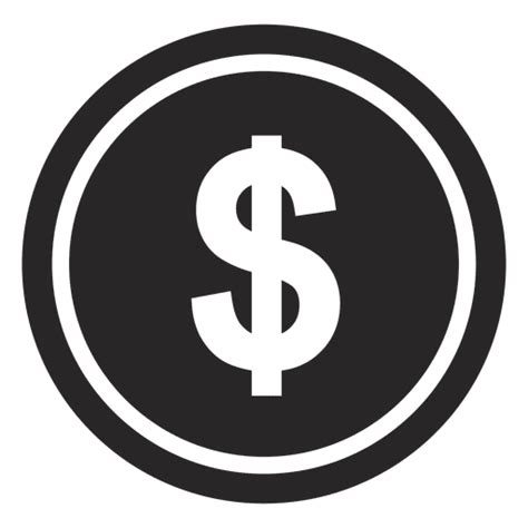 Dollar Coin Currency Icon Transparent Png And Svg Vector File