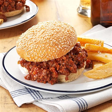 Our grown up sloppy joe recipe w/ mac & cheese & jalapeños is tested and proved. Easy Sloppy Joes Recipe | Taste of Home