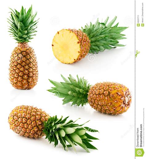 Pineapple Isolated On White Stock Image Image Of Fruit Close 85237711