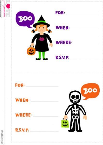 Free Halloween Party Printables From Love Party Printables Printable