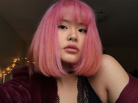 Pink Wig With Bangs Off Concordehotels Com Tr