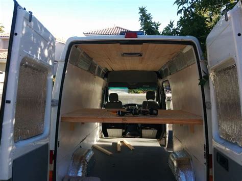 Building A Bed In A Sprinter Camper Van Conversion