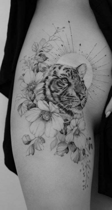 White Tiger Tattoos White Tiger Tattoo Tiger Tattoo Thigh Tiger Tattoo