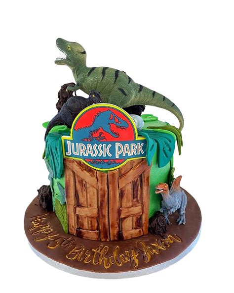Jurassic Park Dinosaur Birthday Cake Eves Cakes