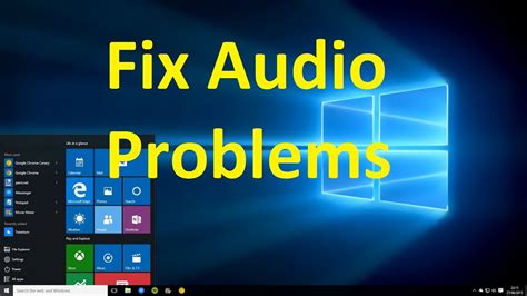 How To Fix Sound Problem Windows 10 Youtube