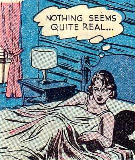 Comic Girls Say Nothing Seems Quite Real Comic Vintage