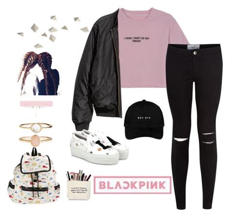 Inspired Outfit 1 Rose Blackpink Mode Kpop Vêtements Stylés Mode