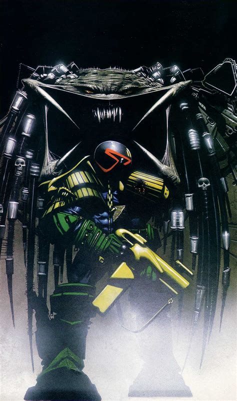 Judge Dredd Vs Predator Predator Predators Thepredator Yautja