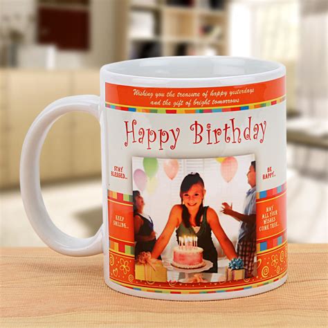 Buysend Happy Bday Personalized Mug Online Ferns N Petals