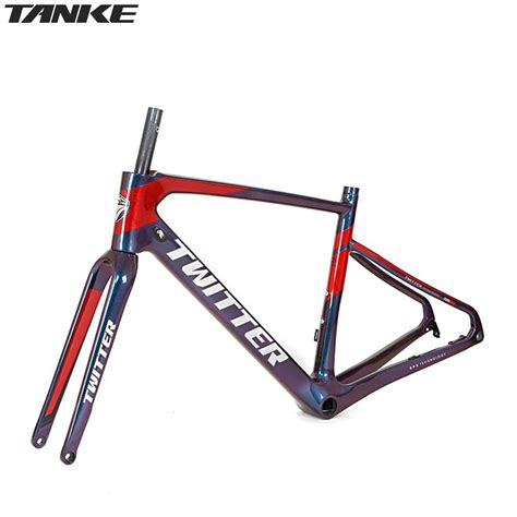 TANKE T800 Carbon Gravel Road Bicycle Frame 700 45C Bike Frames Bb86