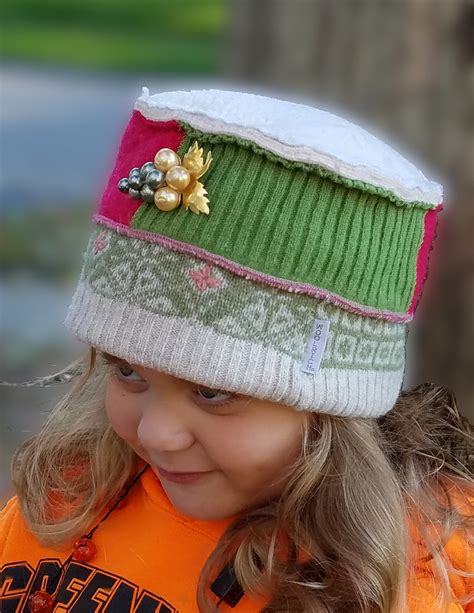 Warm Girlssmall Ladies Winter Hat Etsy