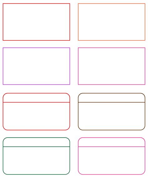 23x23 Note Card Template For Word