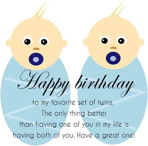 Fabulous Birthday Wishes For Twins Greetings And Sayings Picsmine