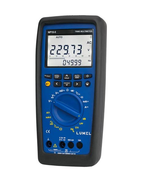 True Rms Digital Multimeter With Data Logging And View Function Lumel