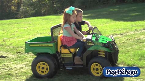 Peg Perego John Deere Gator Xuv Childrens Powered Ride Ons Camo One