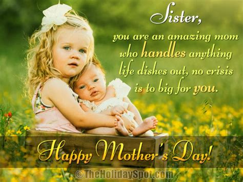Mother's day in philippines is always celebrated and observed on second sunday of may each year. Mother's Day Greeting cards for sisters and sisters-in-law