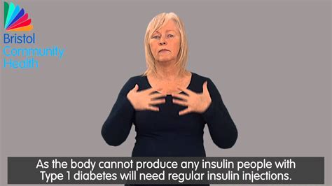 Bristol Community Health Insulin Series Type 1 Diabetes Bsl Signed And Subtitled Youtube