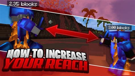 How To Increase Your Reach In Minecraft Pvp Youtube