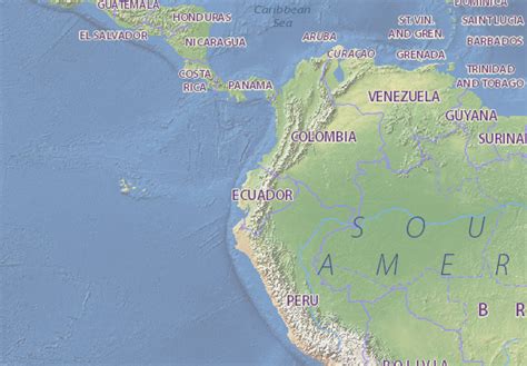 Map of Ecuador - Michelin Ecuador map - ViaMichelin
