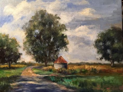 Country Road Painting By Sharon Franke Fine Art America