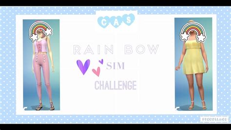 Sims Cas Vid Rainbow Sims Challenge Youtube