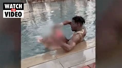 Antonio Brown Exposes Himself In Dubai Pool Nt News