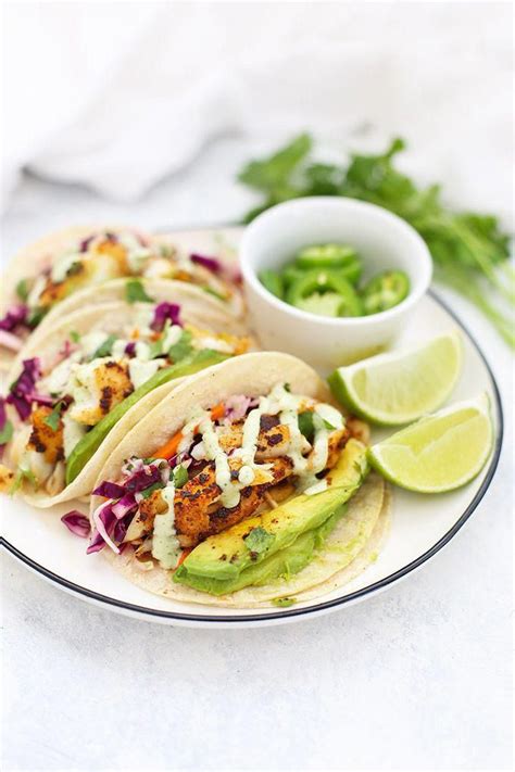 Catfish is a great option for fish drizzle fish with canola oil, juice of ½ lime, and season with salt and pepper. Fish Tacos with Honey Lime Cilantro Slaw | Recipe | Fish ...