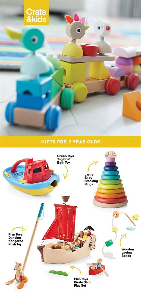 These all encourage them to release their energy and improve their skills such as fine motor and thinking skills. Gifts for 2 Year Olds | Green toys, Kids playing, Plan toys